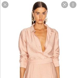 NWT Equipment Leema Rose Pink Blouse XS